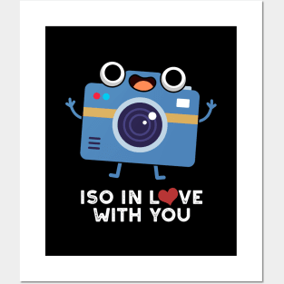 ISO In Love With You Cute Camera Pun Posters and Art